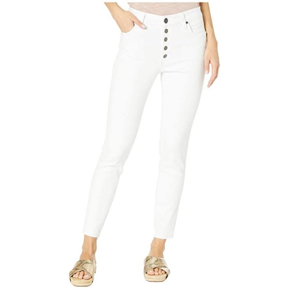 The perfect white skinny jeans!